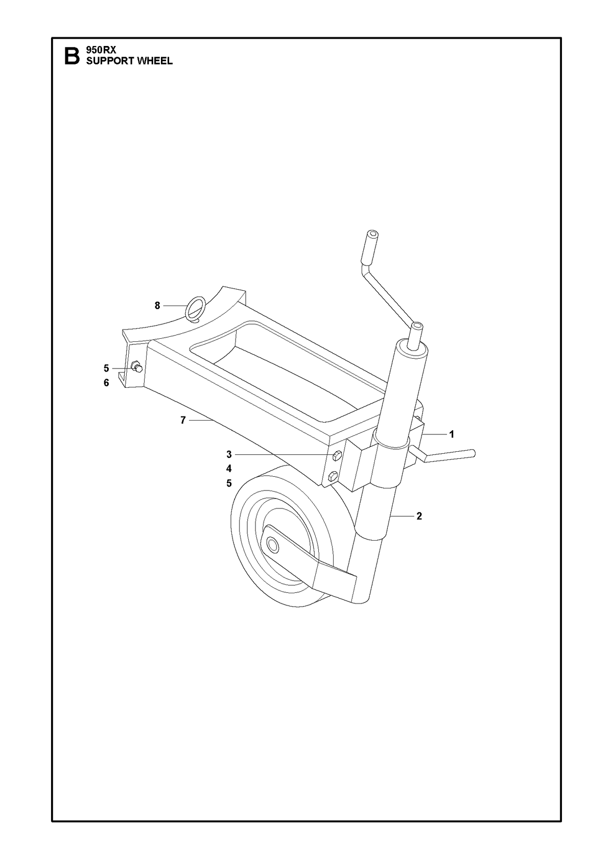 Husqvarna 593500901 onderdelentekening - positie 6