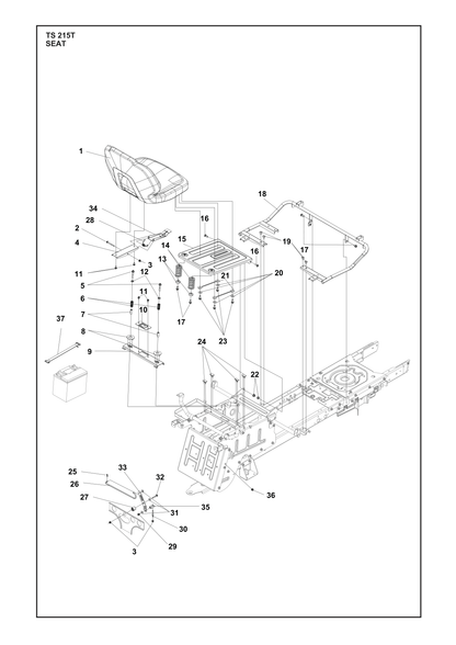 Husqvarna 547403332 onderdelentekening - positie 34