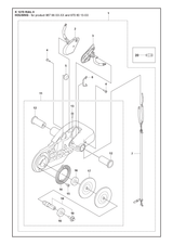 Husqvarna 506359104 onderdelentekening - positie 2