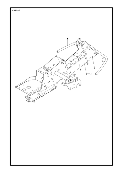 Husqvarna 594700702 onderdelentekening - positie 1