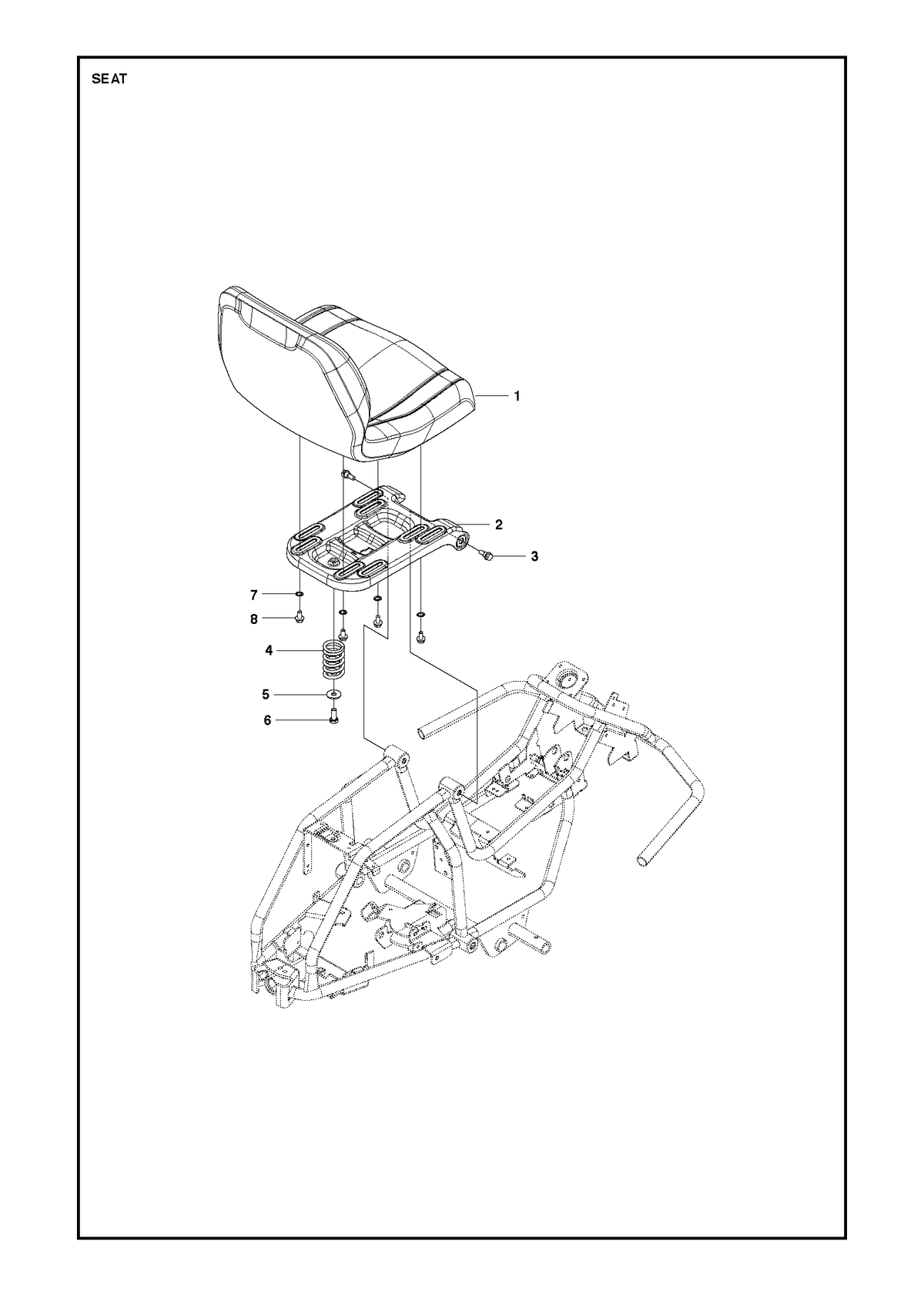 Husqvarna 576376401 onderdelentekening - positie 1