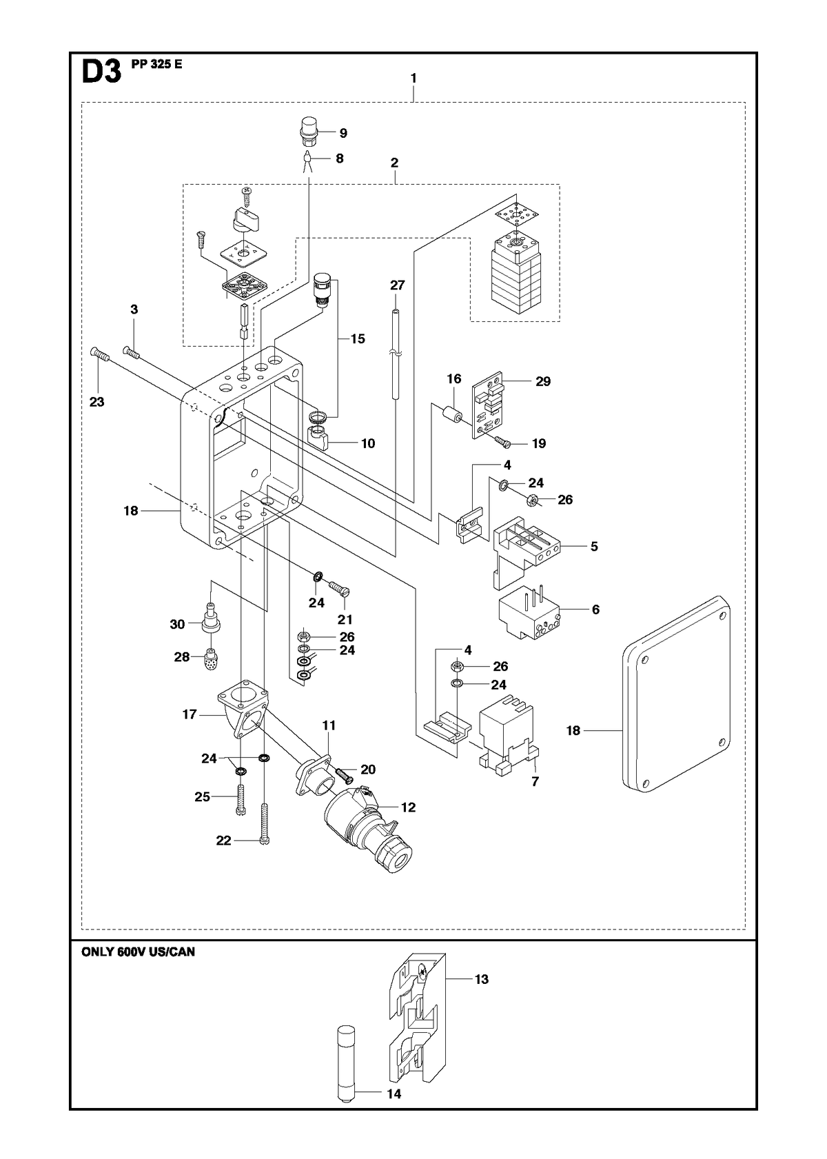 Husqvarna 723122001 onderdelentekening - positie 19