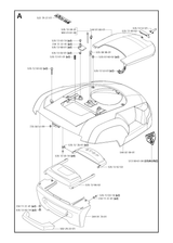 Husqvarna 502292201 onderdelentekening - positie 15