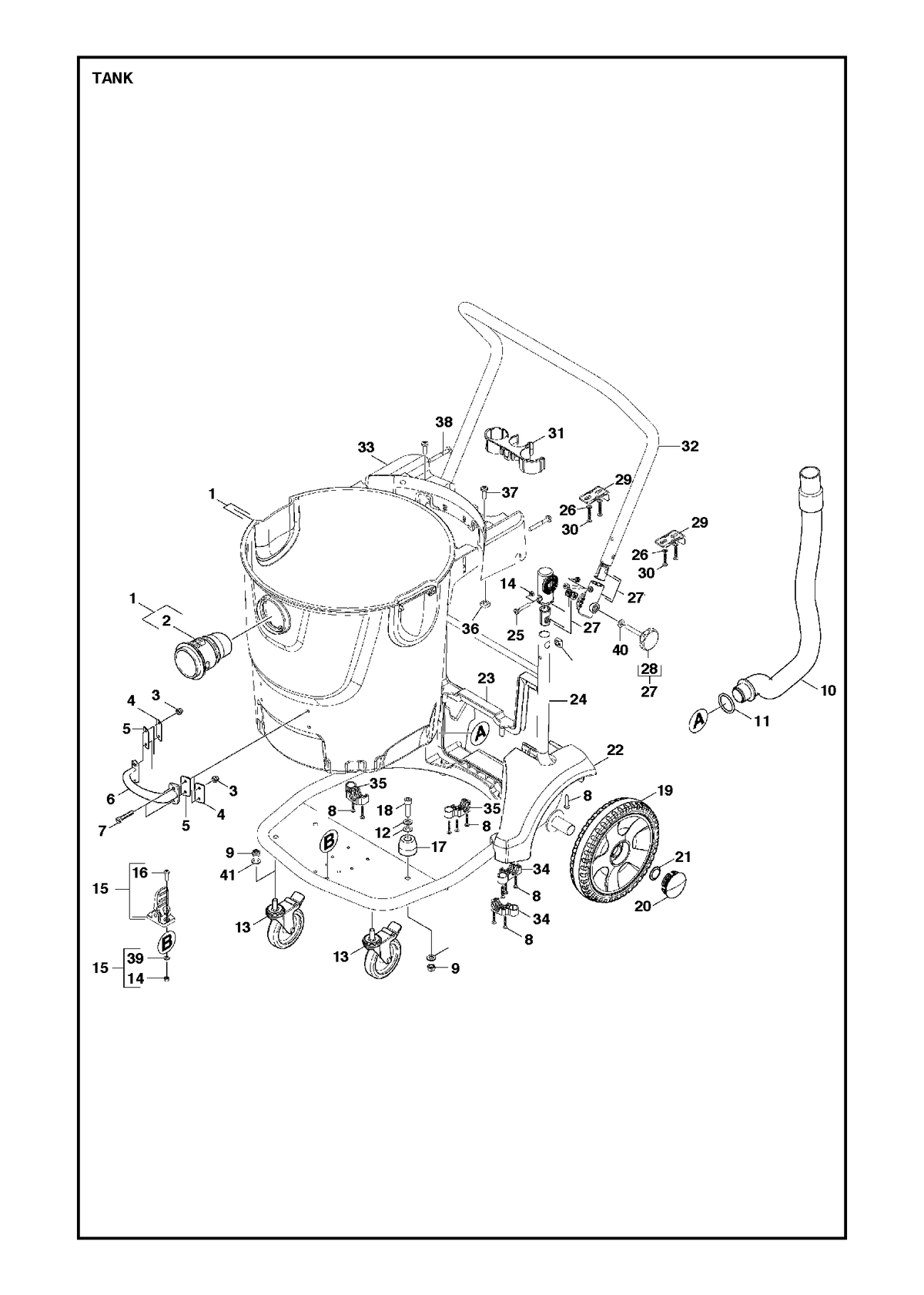 Husqvarna 587169301 onderdelentekening - positie 23
