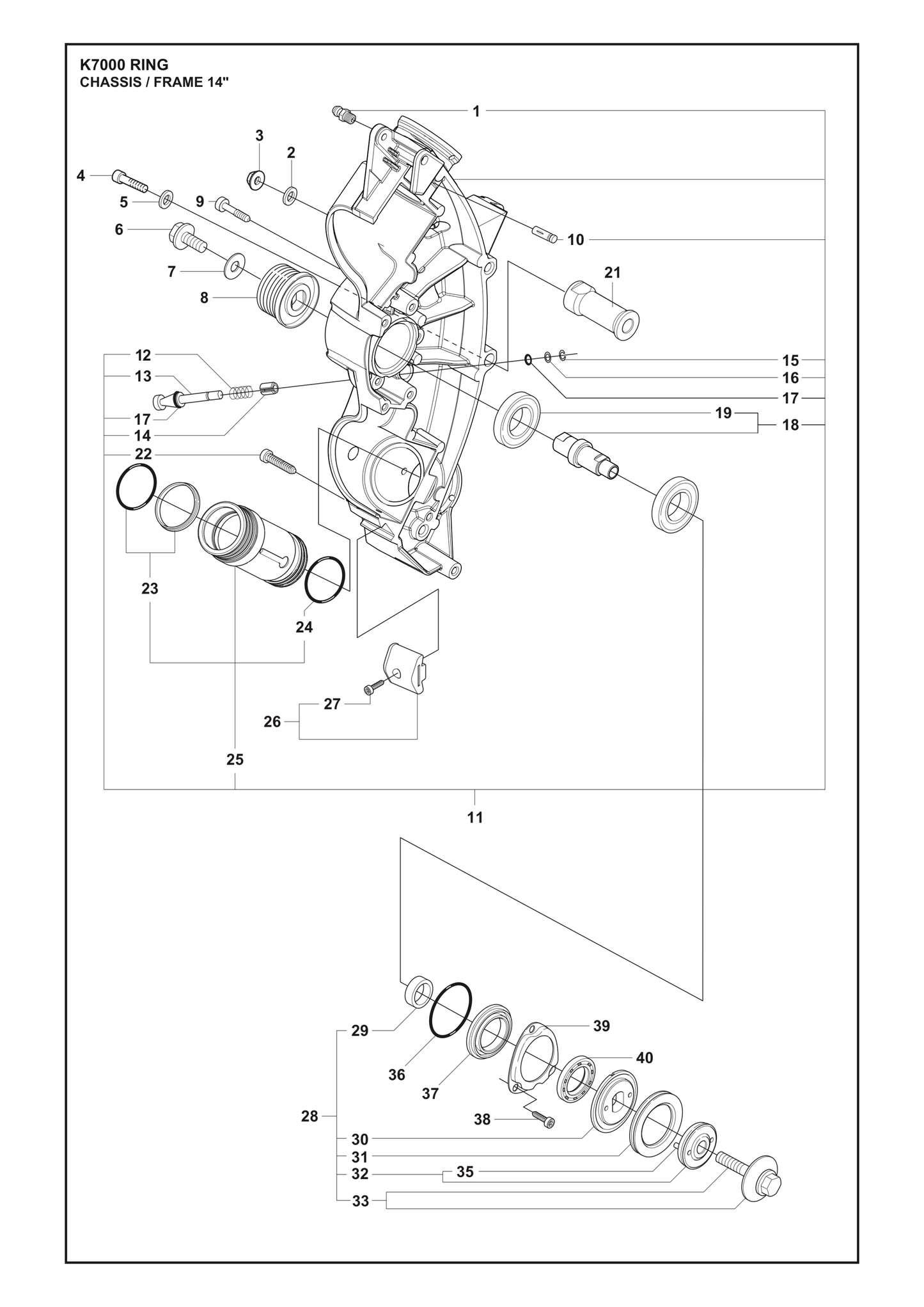 Husqvarna 506374602 onderdelentekening - positie 30