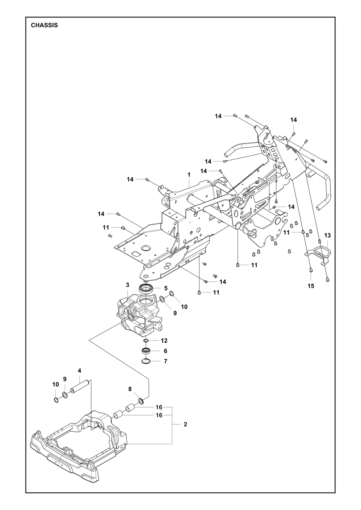 Husqvarna 592882001 onderdelentekening - positie 13