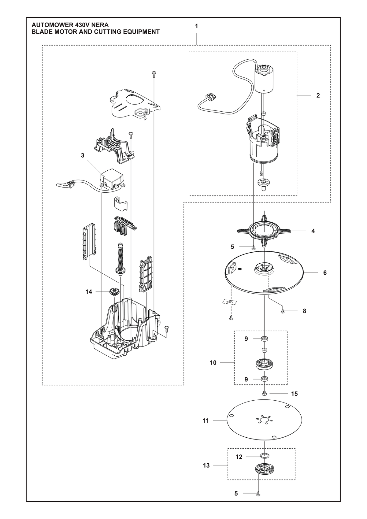 Husqvarna 599674701 onderdelentekening - positie 6