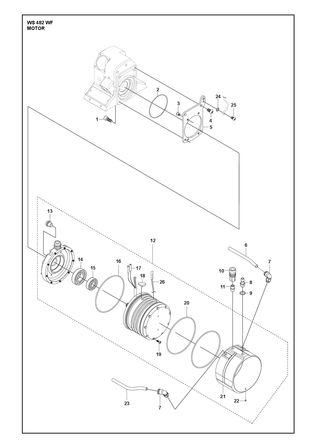 Husqvarna 575303903 onderdelentekening - positie 23