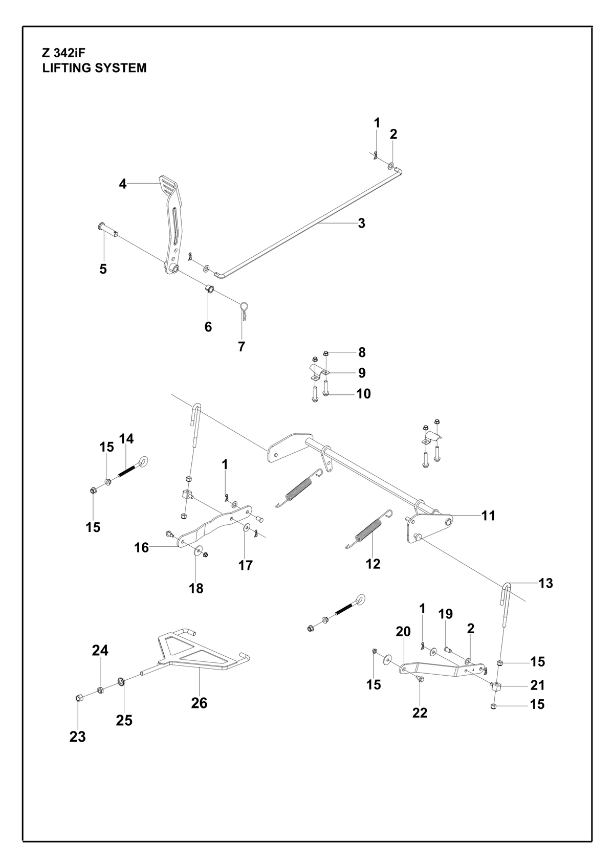 Husqvarna 547403480 onderdelentekening - positie 23