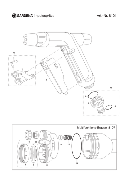 Husqvarna 524194801 onderdelentekening - positie 16