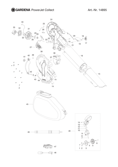 Husqvarna 547874401 onderdelentekening - positie 37