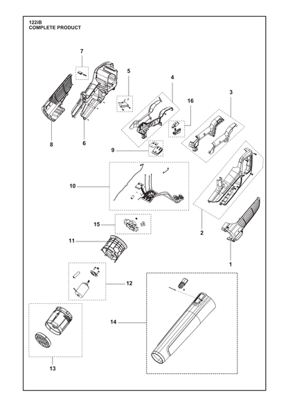 Husqvarna 548794701 onderdelentekening - positie 11