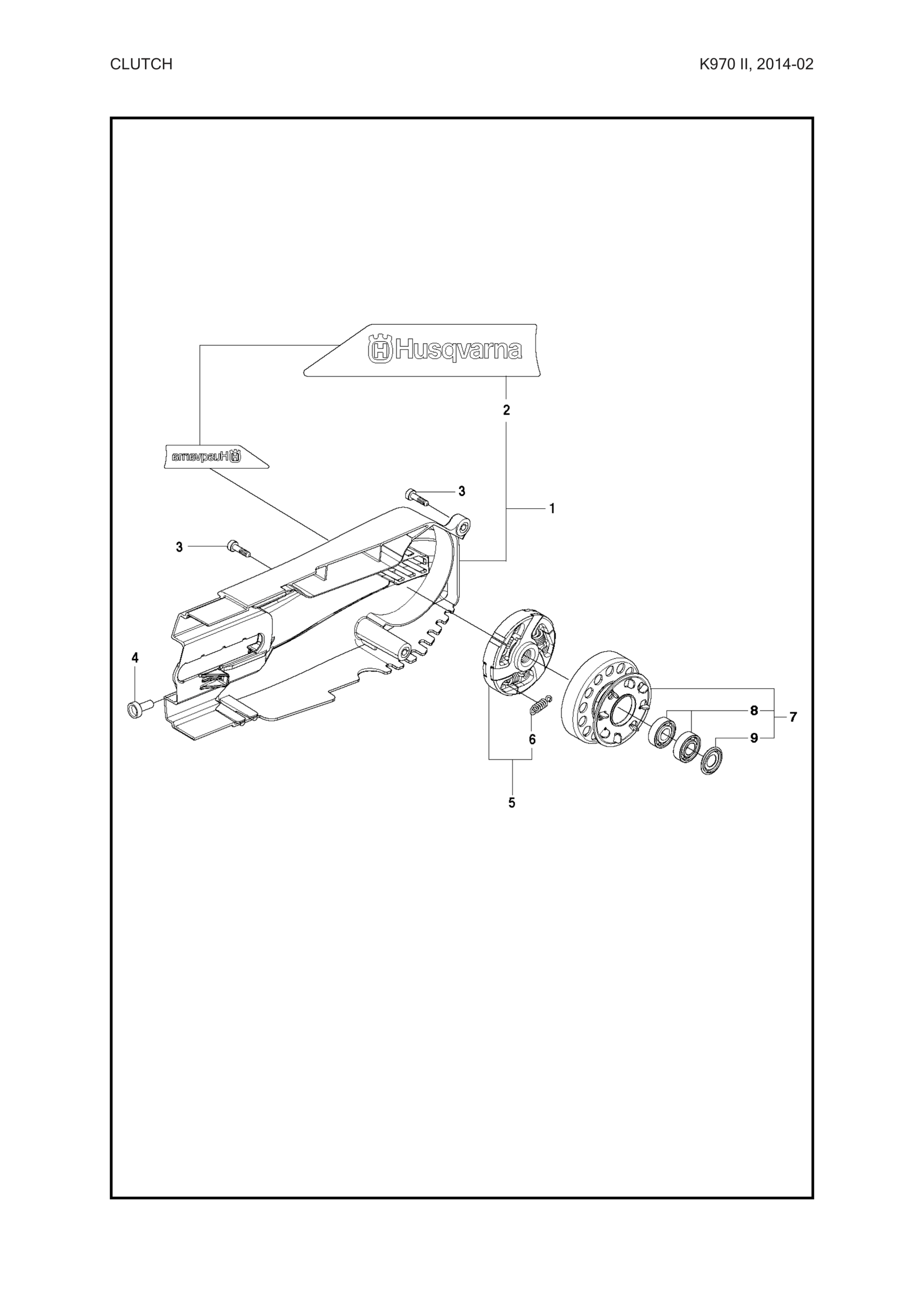 Husqvarna 503701501 onderdelentekening - positie 5