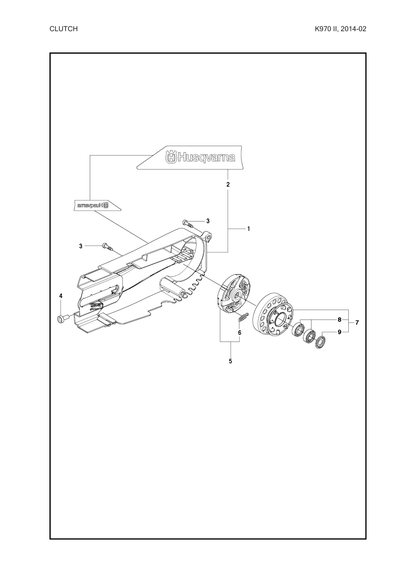 Husqvarna 503701501 onderdelentekening - positie 5