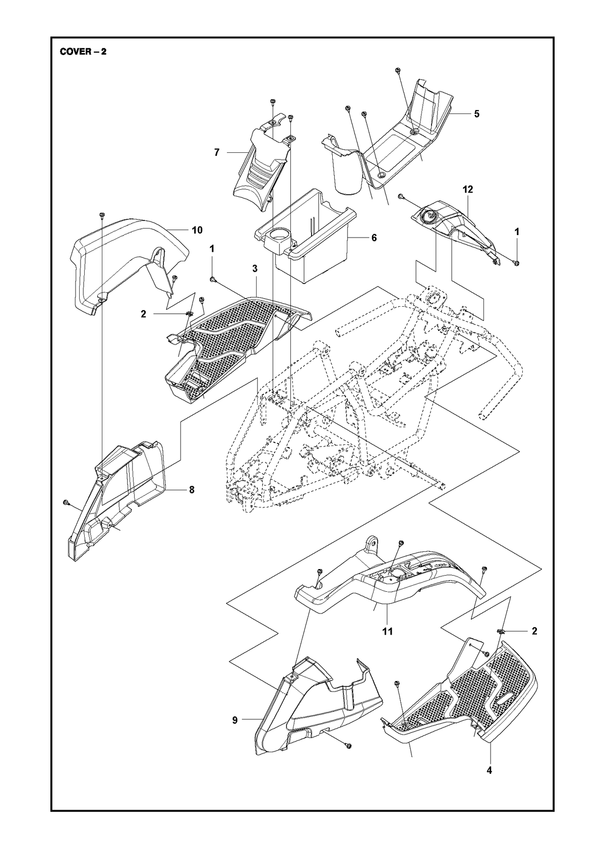 Husqvarna 521889303 onderdelentekening - positie 11