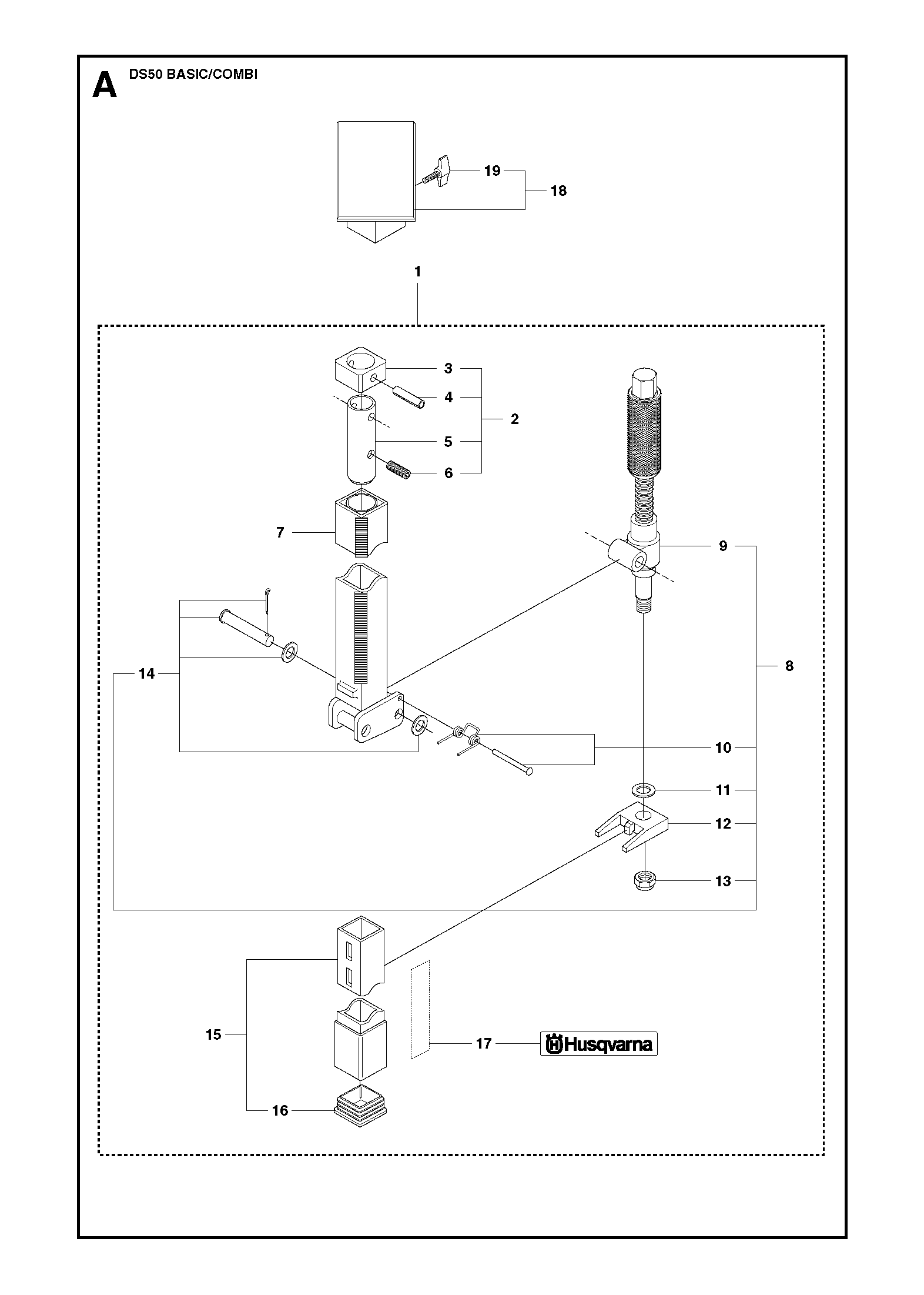 Husqvarna 506408107 onderdelentekening - positie 9