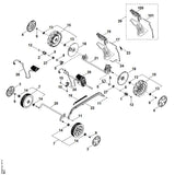 STIHL WA217000405 Weil positie 15 technische tekening