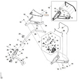 STIHL WA414301101 Schakelaarhuis positie 20 technische tekening