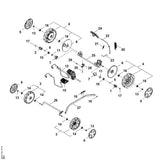 STIHL WA416400100 Aandrijfkop positie 12 technische tekening