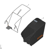 STIHL WA707003100 Frame positie 1 technische tekening