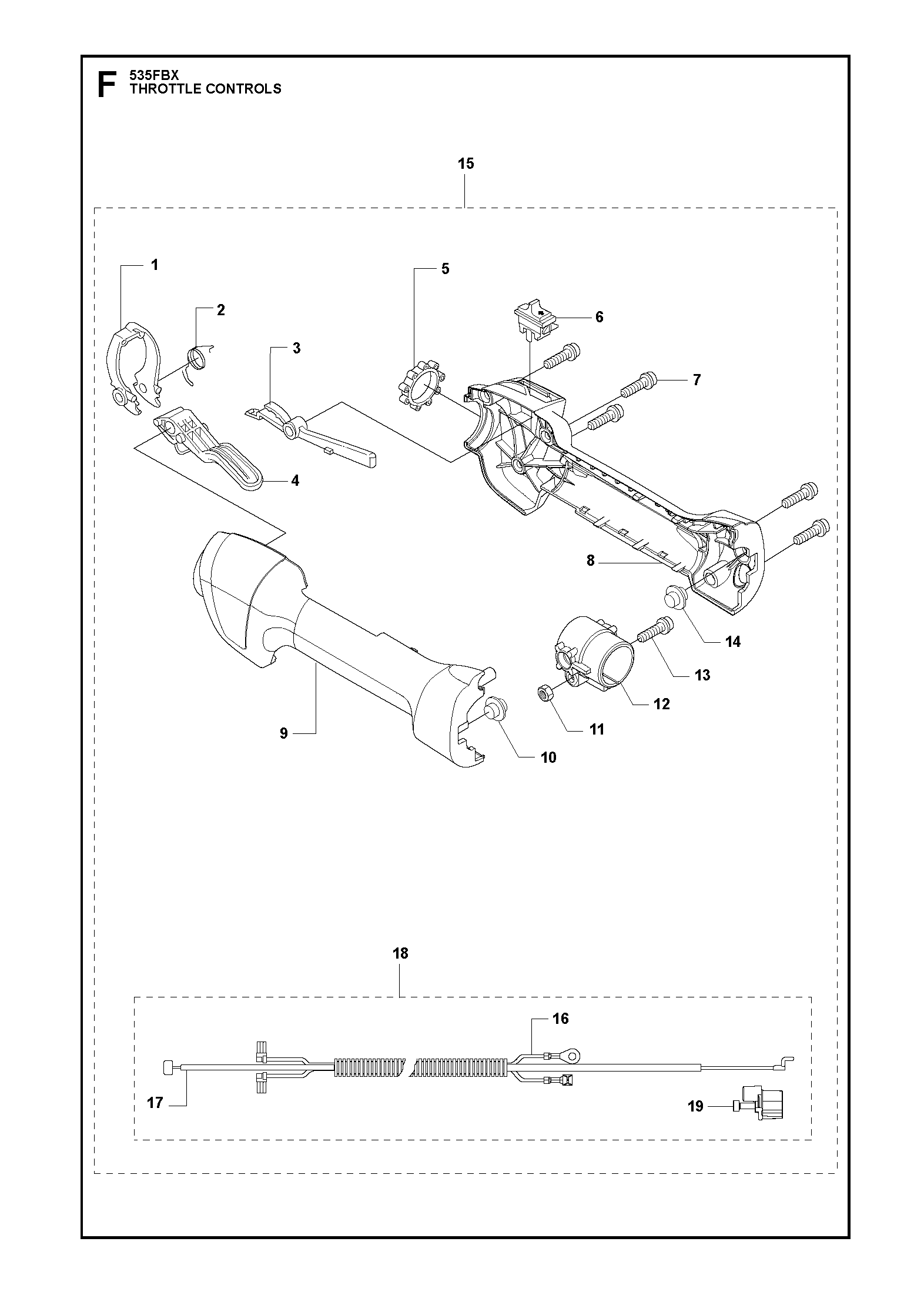 Husqvarna 503878508 onderdelentekening - positie 16