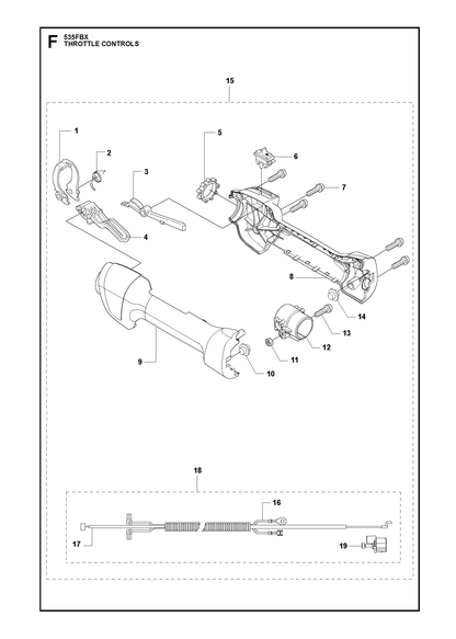 Husqvarna 503878508 onderdelentekening - positie 16