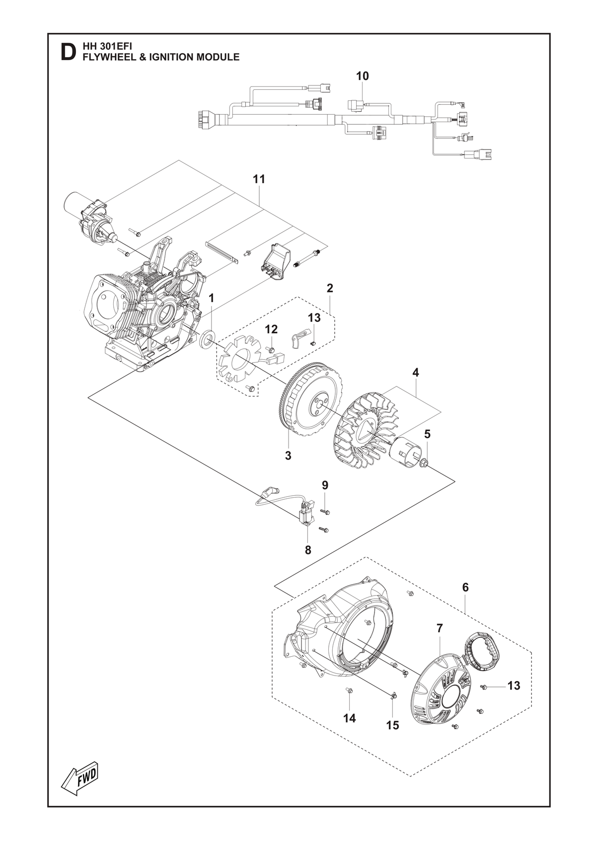 Husqvarna 531146964 onderdelentekening - positie 11