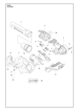 Husqvarna 537571501 onderdelentekening - positie 20