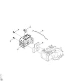 STIHL 0007-140-0600 Uitlaatdemper positie 2 technische tekening