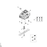 STIHL WA427020100 Mes positie 7 technische tekening