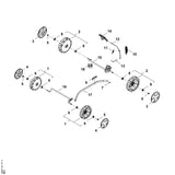 STIHL 0000-700-0440 Weil positie 2 technische tekening