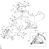 STIHL WA417060105 Vergrendeling positie 18 technische tekening