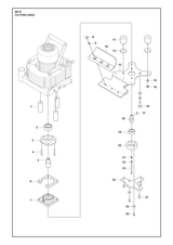 Husqvarna 535170701 onderdelentekening - positie 20