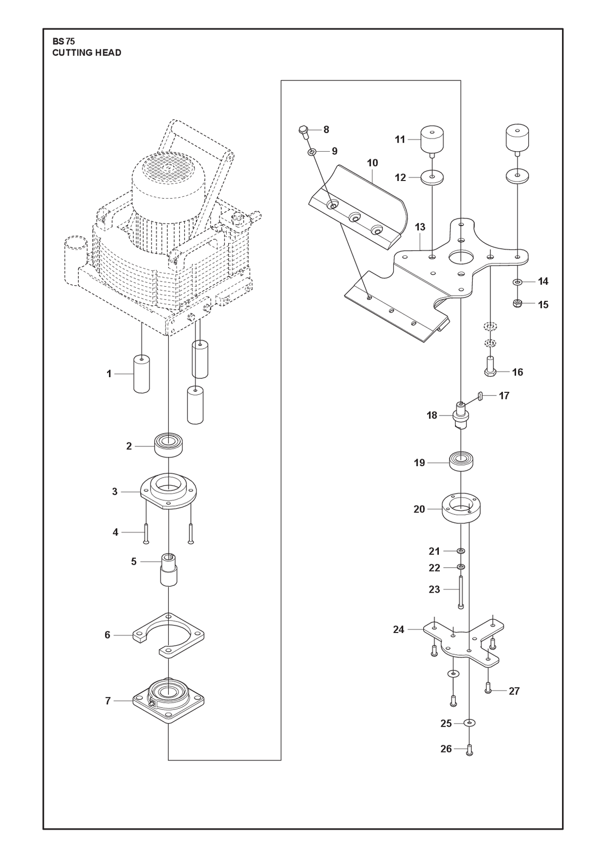 Husqvarna 535170701 onderdelentekening - positie 20