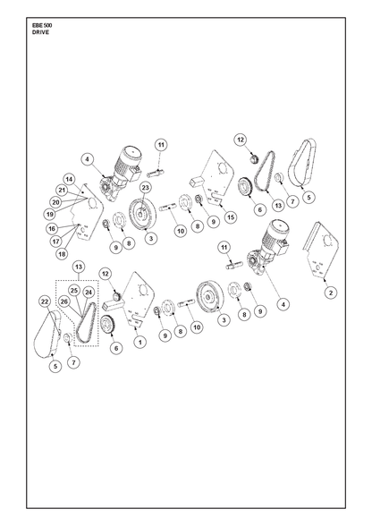 Husqvarna 537647201 onderdelentekening - positie 3