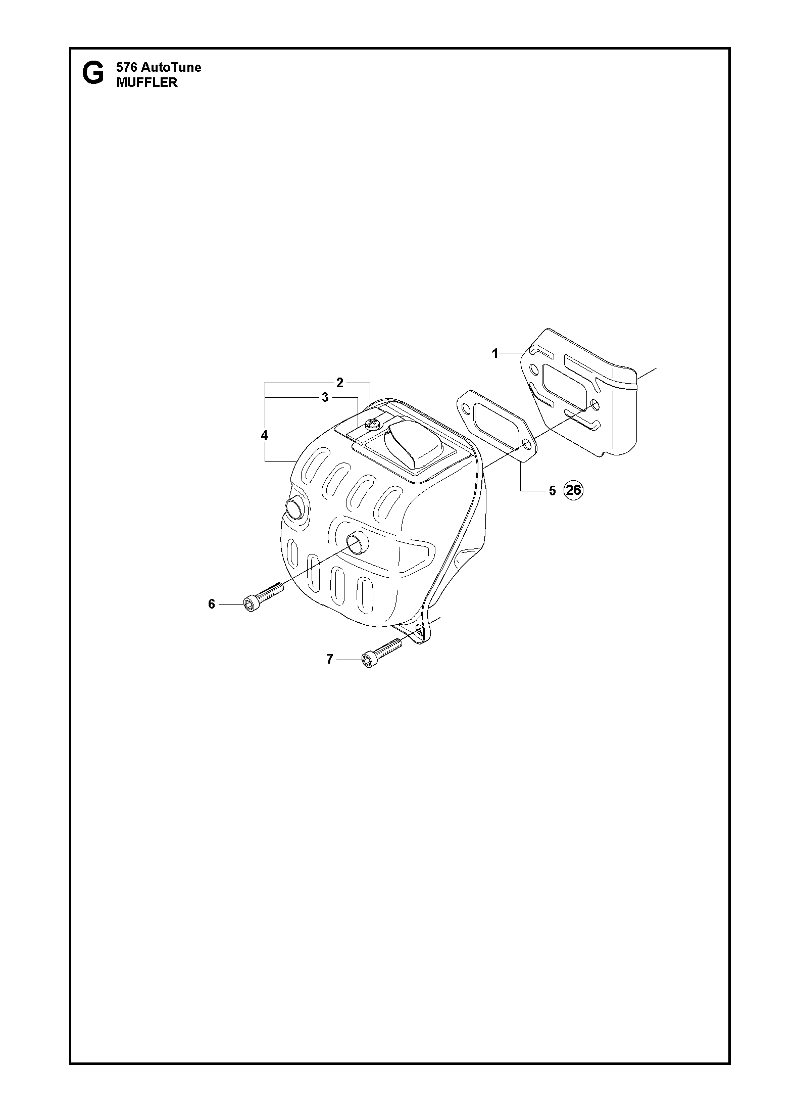Husqvarna 503207320 onderdelentekening - positie 7