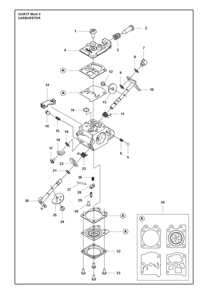 Husqvarna 505056501 onderdelentekening - positie 19