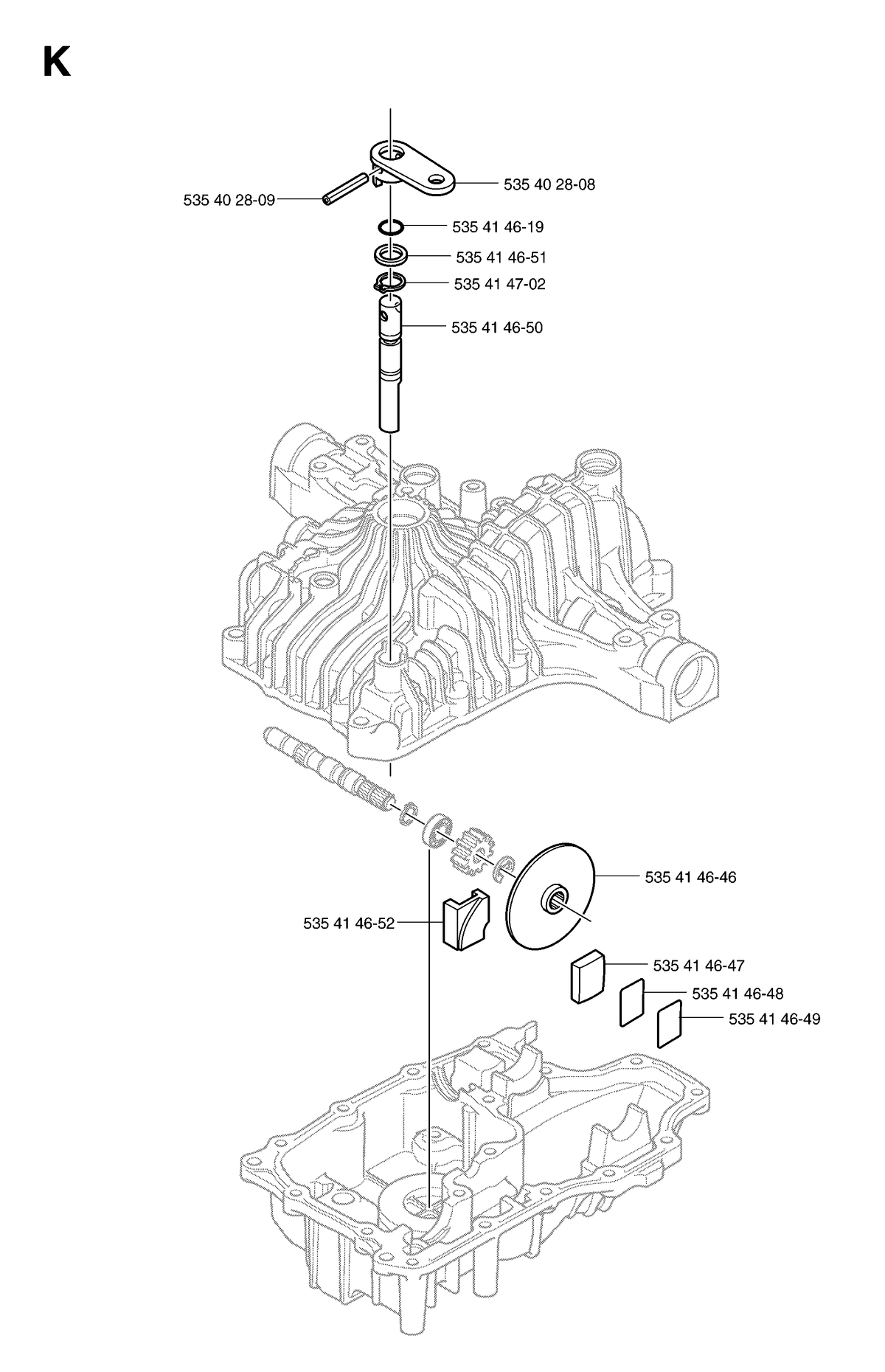 Husqvarna 535414647 onderdelentekening - positie 5