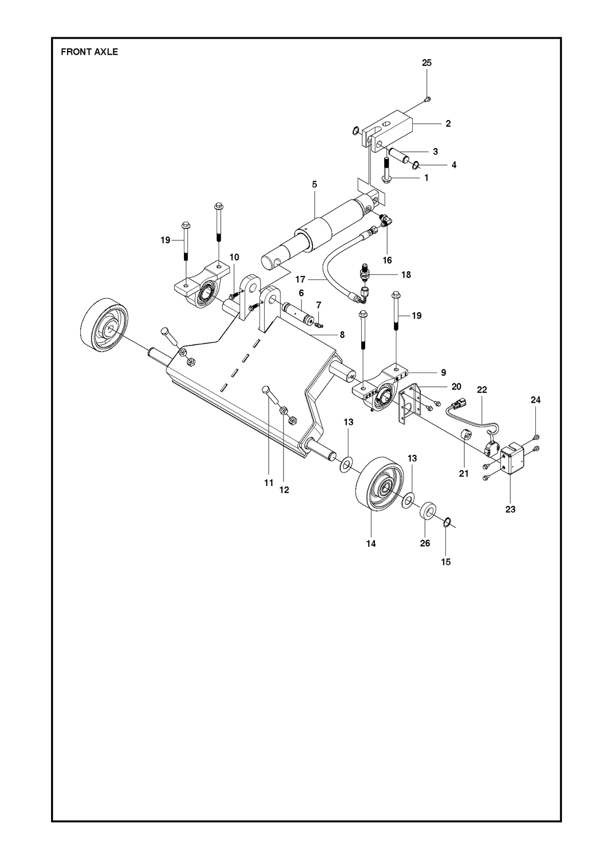 Husqvarna 586685001 onderdelentekening - positie 8