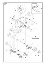 Husqvarna 501716101 onderdelentekening - positie 8