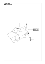 Husqvarna 581530601 onderdelentekening - positie 1