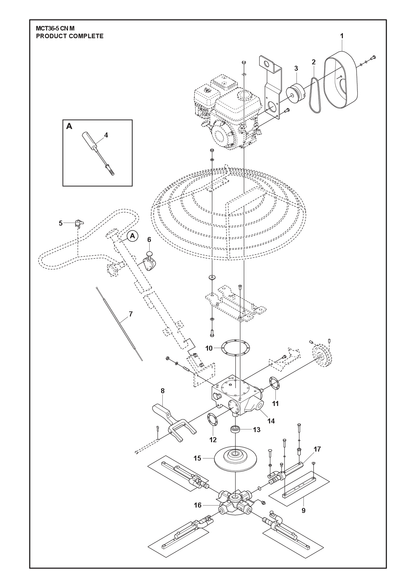 Husqvarna 599397801 onderdelentekening - positie 5