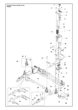 Husqvarna 577713801 onderdelentekening - positie 2
