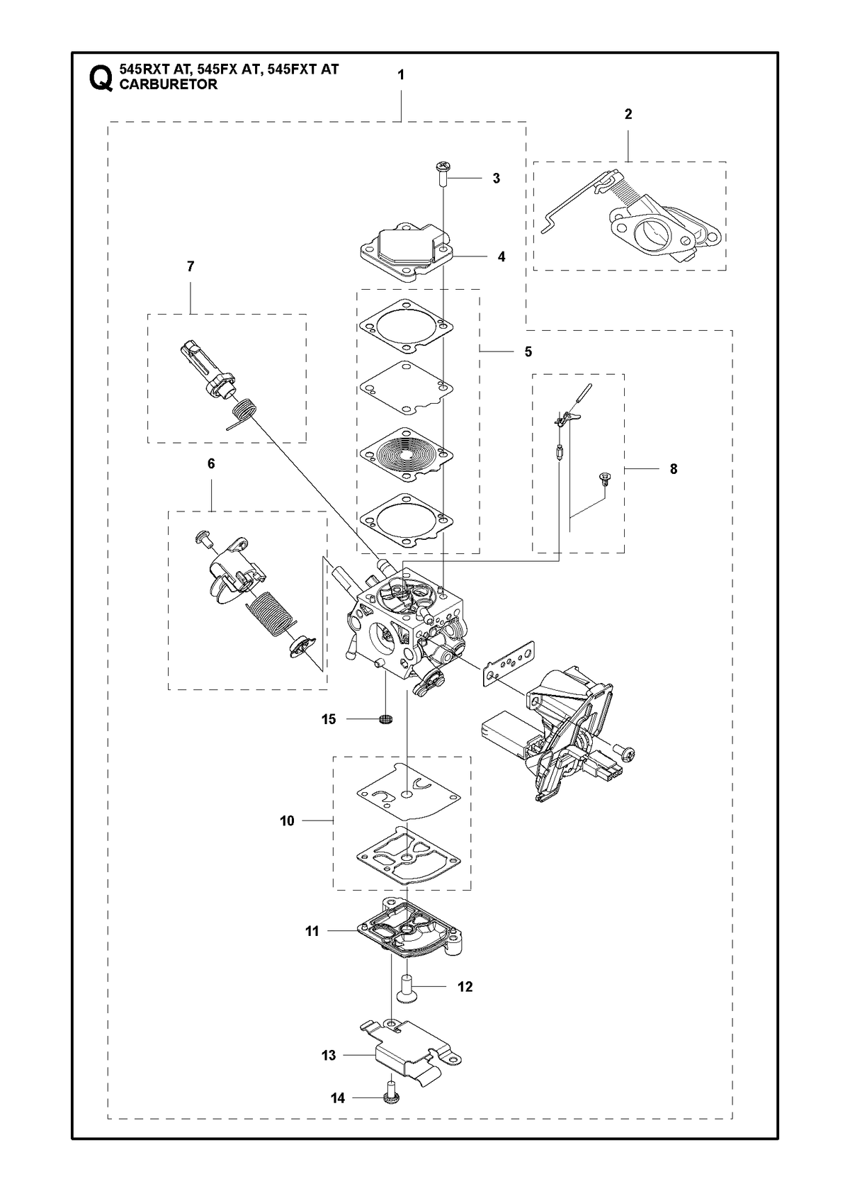 Husqvarna 589288401 onderdelentekening - positie 6