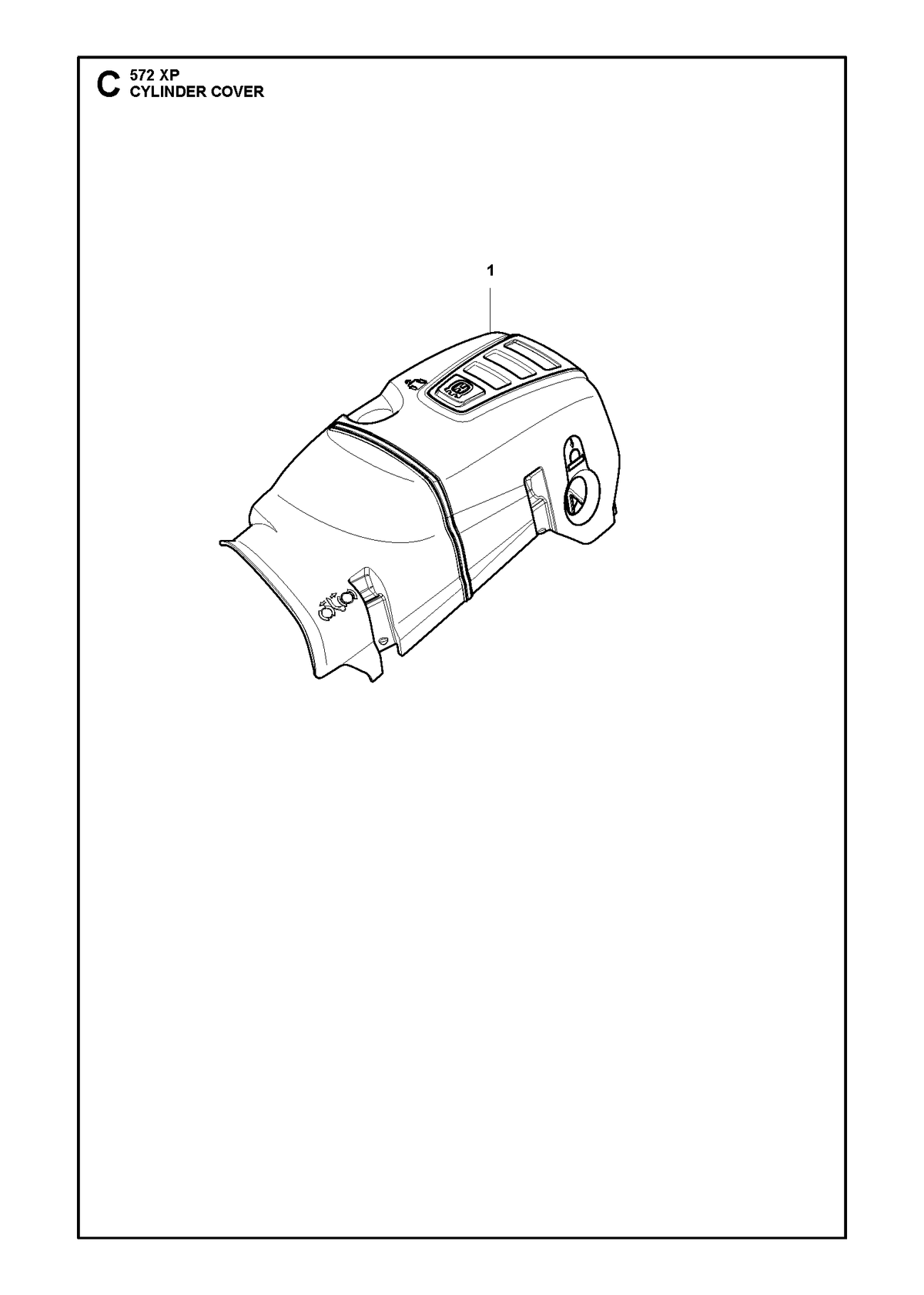 Husqvarna 579798701 onderdelentekening - positie 1