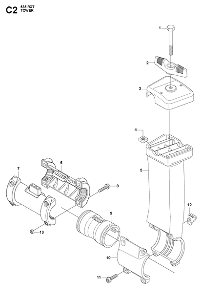 Husqvarna 502286101 onderdelentekening - positie 12