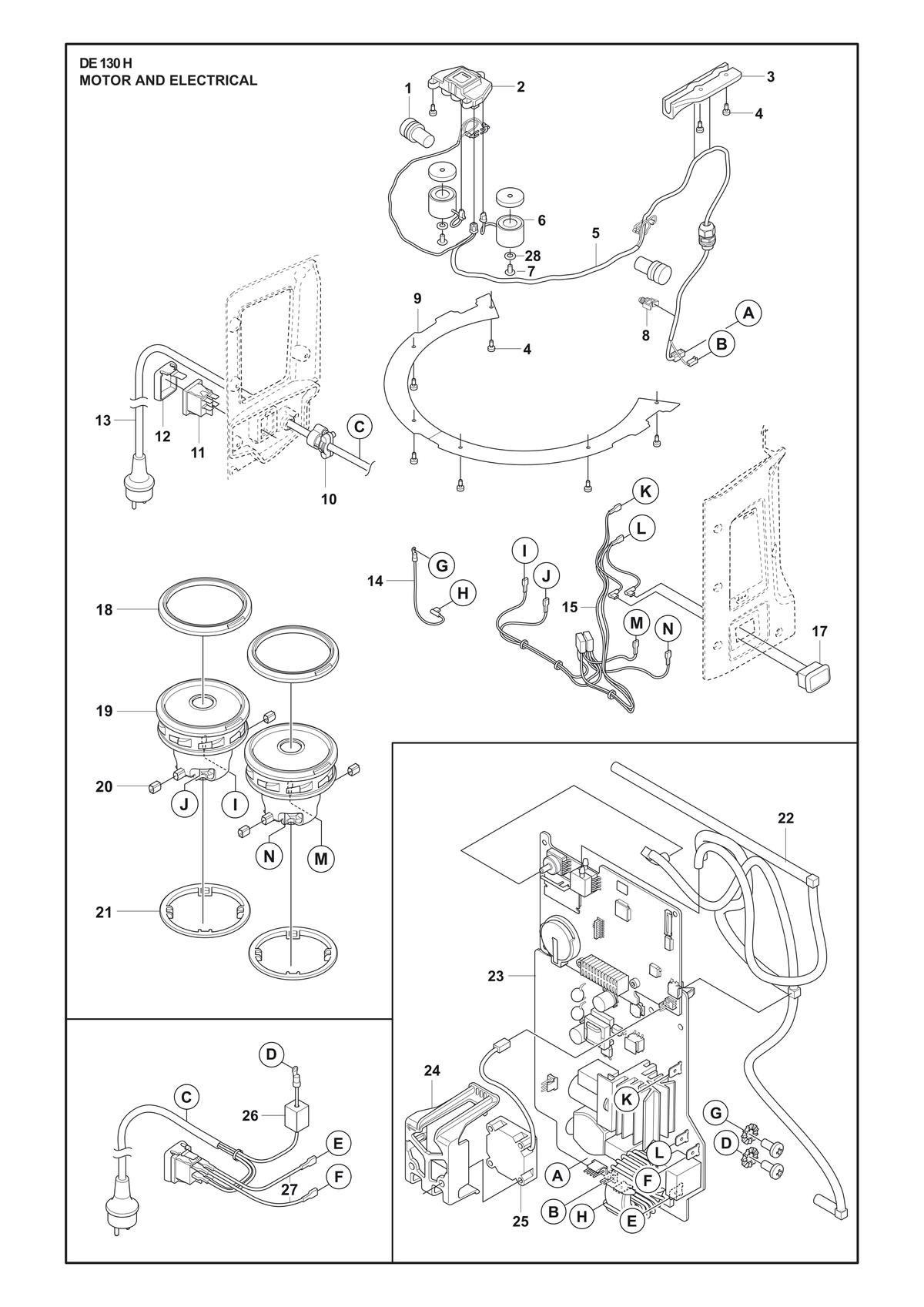 Husqvarna 599249310 onderdelentekening - positie 13