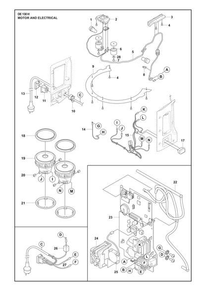 Husqvarna 599249310 onderdelentekening - positie 13