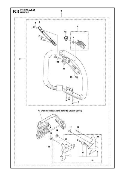 Husqvarna 589699102 onderdelentekening - positie 3