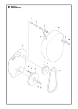 Husqvarna 596865943 onderdelentekening - positie 1